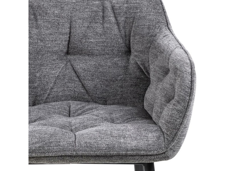 Krzesło Brooke antracytowe - ACTONA